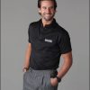 Men’s Semi-Spread Collar Polo - Thumbnail Image 1