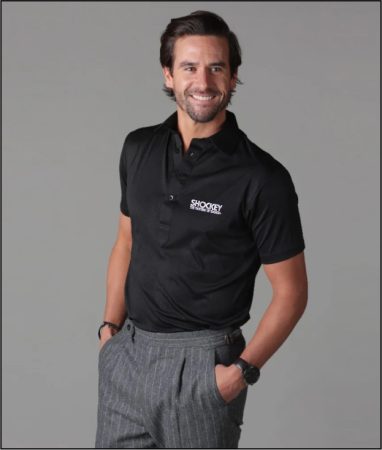 Men’s Semi-Spread Collar Polo