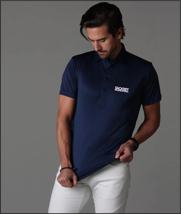 Men’s Semi-Spread Collar Polo - Image 4
