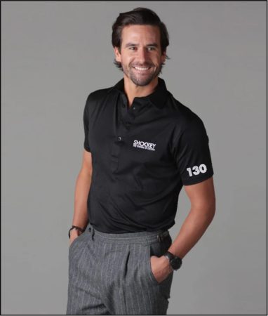 Men’s Semi-Spread Collar Polo
